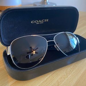Coach Aviator Style Sunglasses